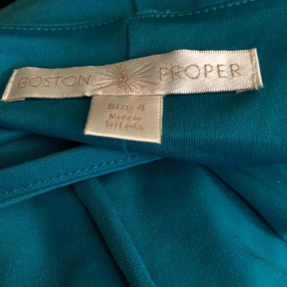 Boston Proper Ruched Ruffle Dress - Picture 3 of 4